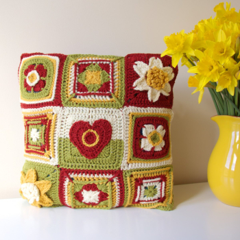 The Hearth Cushion Crochet Pattern Pillow