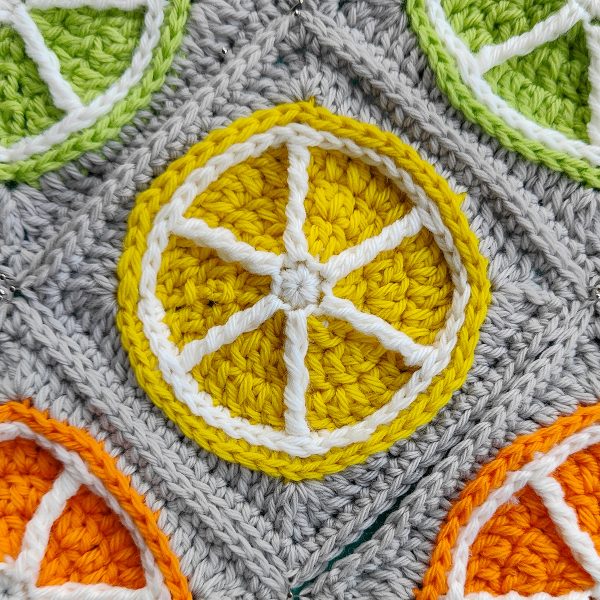 citrus granny square crochet pattern